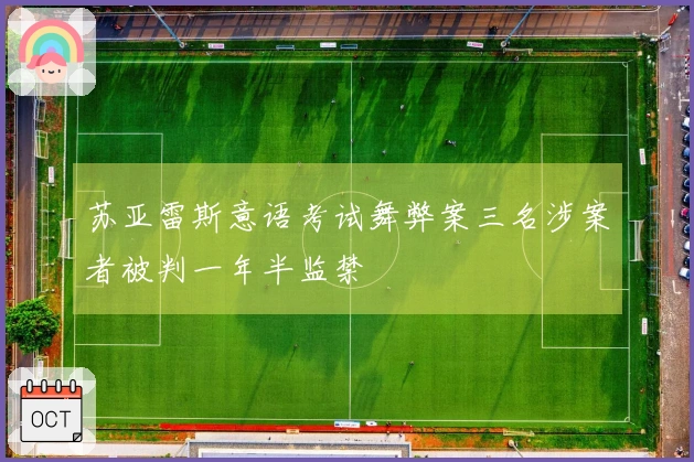 苏亚雷斯意语考试舞弊案三名涉案者被判一年半监禁